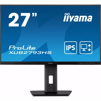 IIYAMA Monitor 27 cali XUB2793HS-B7,IPS,FHD,HDMI,DP,2x2W,300cd