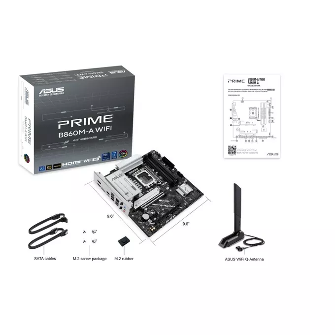 Asus Płyta główna PRIME B860M-A WIFI s1851 XDDR5 USBC mATX