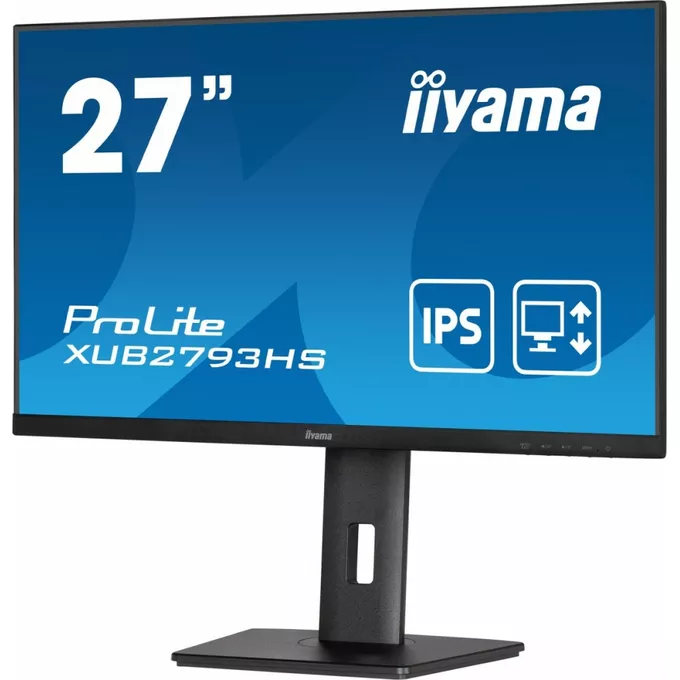 IIYAMA Monitor 27 cali XUB2793HS-B7,IPS,FHD,HDMI,DP,2x2W,300cd