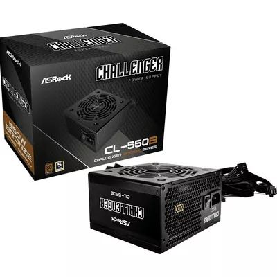 ASRock Zasilacz CL-550B 550W 80PLUS BRONZE