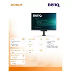 Benq Monitor 28 cali RD280UA 4K IPS 5ms/IPS/1200:1/HDMI/DP