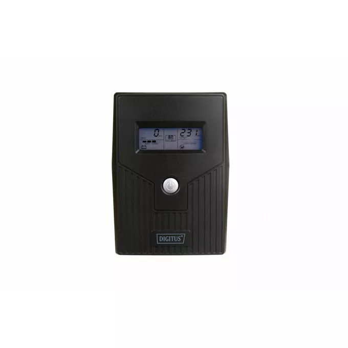 Digitus UPS Line-Ineractive LCD BASIC, 800VA/480W, 1x12V/9A, AVR, 2x Schuko CEE 7/3