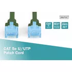 Digitus Patch cord U/UTP kat.5e PVC 10m Zielony