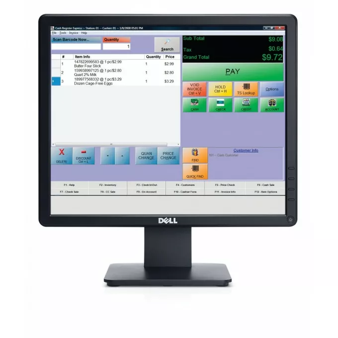 Dell Monitor 17 E1715S LCD TN (1280x1024)/5:4/VGA/DP/3Y PPG