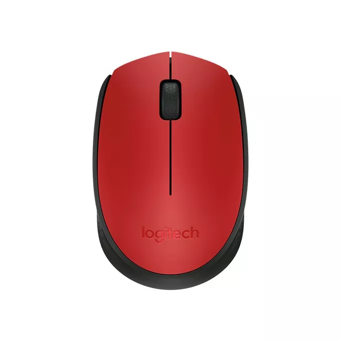 Logitech M171 Red Mysz Bezprzewodowa 910-004641