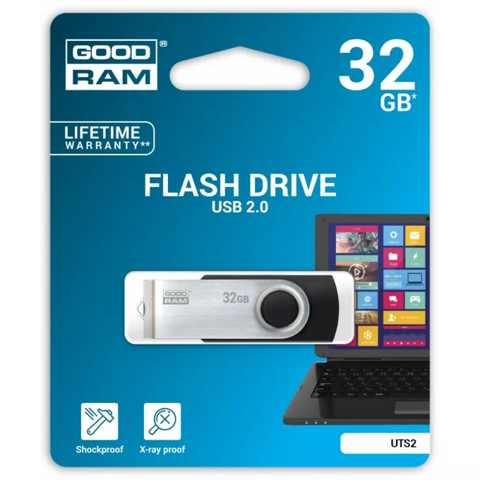 GOODRAM UTS2 BLACK 32GB USB2.0