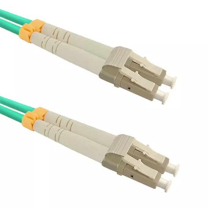 Qoltec Patchcord światłowodowy LC/UPC-LC/UPC | MM | 50/125 | OM3 | 15m