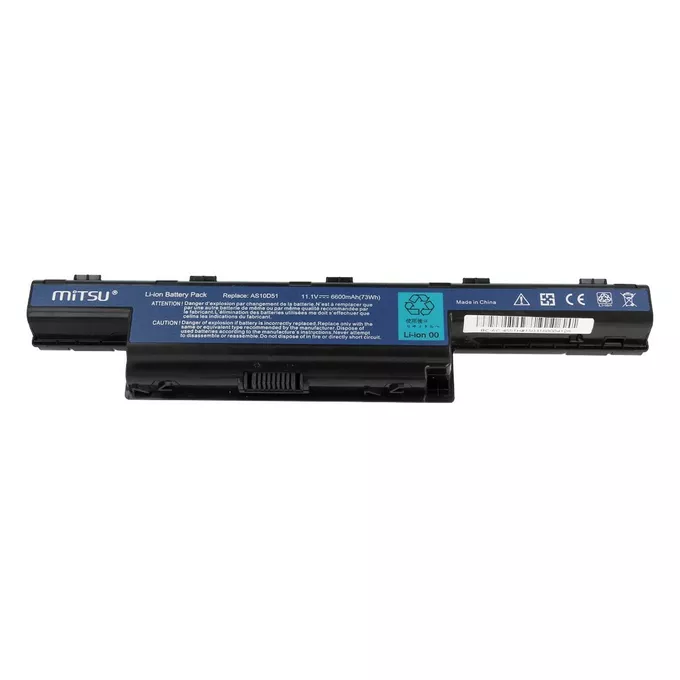 Mitsu Bateria do Acer Aspire 4551, 4741, 5741 6600 mAh (71 Wh) 10.8 - 11.1 Volt