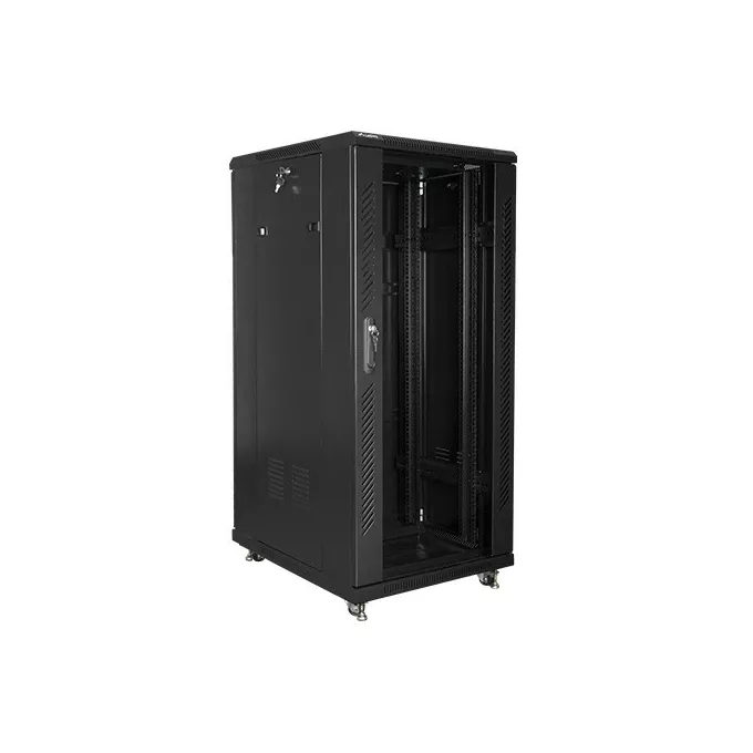 Lanberg Szafa stojąca Rack 19'' 27U 600x800mm czarna