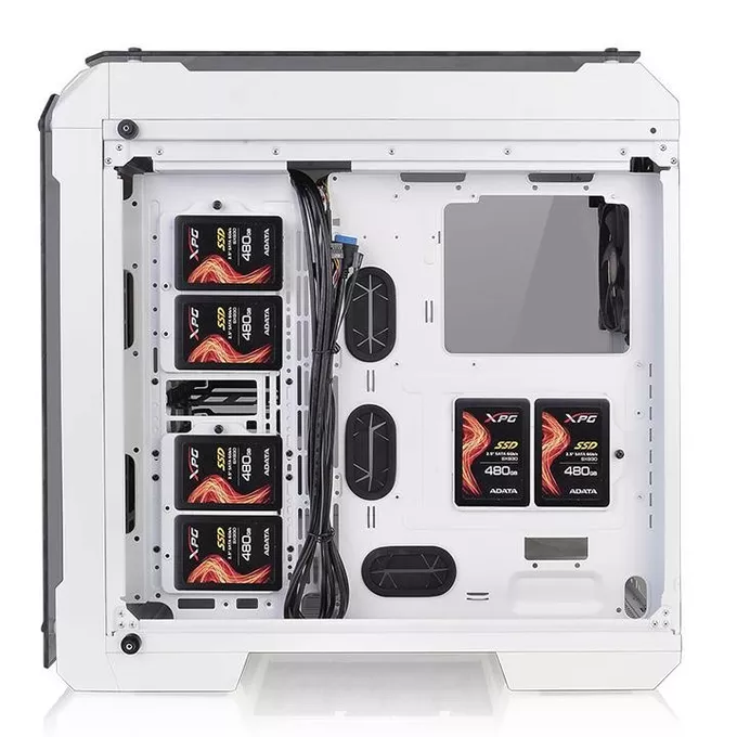 Thermaltake Obudowa View 71 Riing Tempered Glass E-ATX Full Tower - edycja Snow