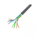 Lanberg Kabel UTP Kat.6 CU 305m drut fluke LCU6-12CU-0305-S szary