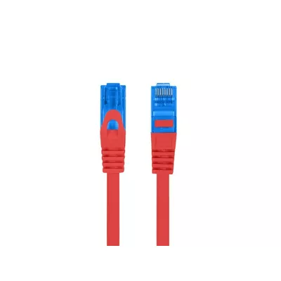 Lanberg Patchcord kat.6a S/FTP CCA 2.0m Czerwony