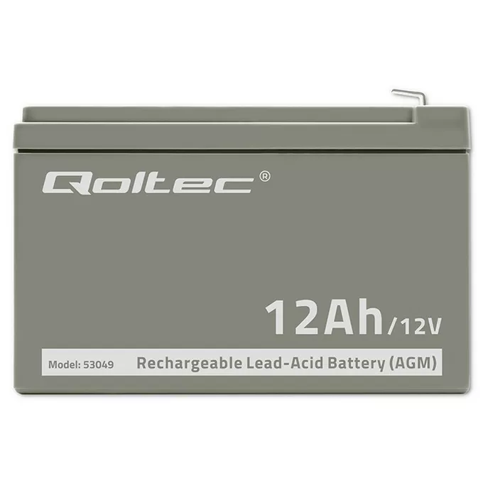 Qoltec Akumulator AGM 12V | 12Ah