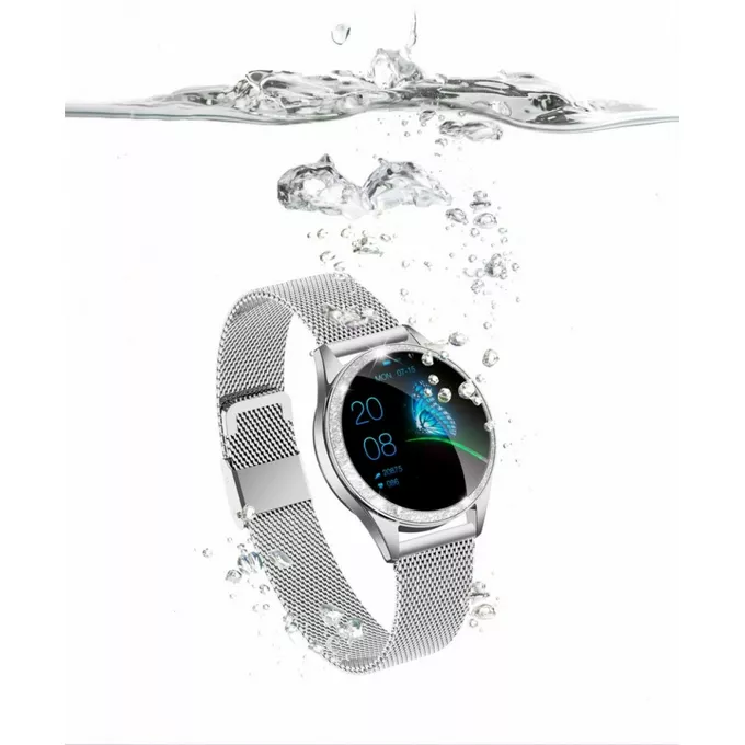 ORO-MED Smartwatch Oro Smart Crystal Srebry