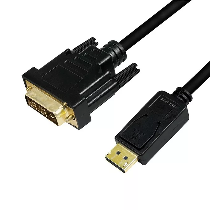 LogiLink Kabel DisplayPort 1.2 do DVI 2m Czarny