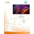 Dell Monitor U3223QE 31,5 IPS LED 4K (3840x2160)/16:9/HDMI/2xDP/3xUSB-C/4xUSB 3.2/RJ-45/3Y AES&amp;PPG