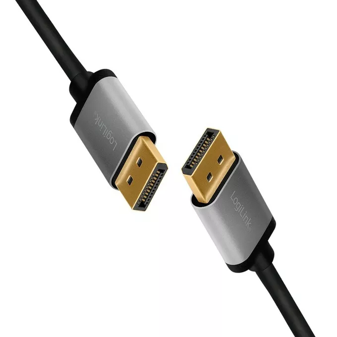 LogiLink Kabel DisplayPort 4K/60 Hz,DP/M do DP/M,alu. 5m