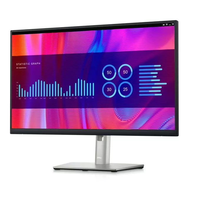 Dell Monitor P2423DE 23.8 cala IPS LED QHD (2560x1440)/16:9/HDMI/DP/USB-C/4xUSB 3.2/RJ45/3Y AES