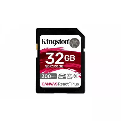 Kingston Karta pamięci SD 32GB Canvas React Plus 300/260 UHS-II U3