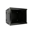 Extralink Szafka wisząca rack 12U 600x600 czarna dwusekcyjna