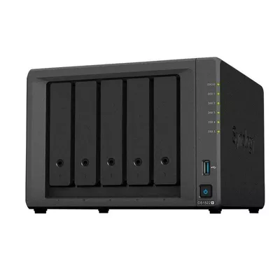 Synology Serwer NAS DS1522+ 5x0HDD AMD Ryzen R1600 2,6Ghz 8GB 4x1GbE RJ45 3Y