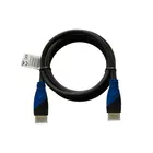 Savio Kabel HDMI (M) 2m, oplot nylonowy, złote końcówki, v1.4 high speed, ethernet/3D, CL-48