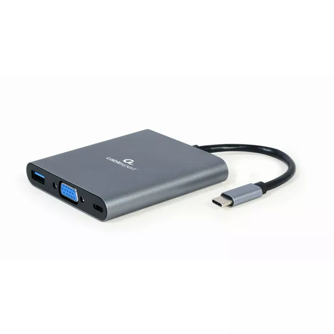 Gembird Adapter USB-C Hub HDMI USB-C PD VGA USB 3.0 Audio Card