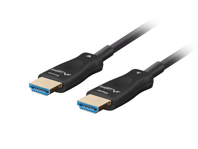 Lanberg Kabel HDMI M/M v2.1 30M 8K czarny optyczny AOC