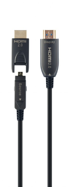 Gembird Kabel AOC High Speed HDMI with ethernet 20 m z adapterem D/A