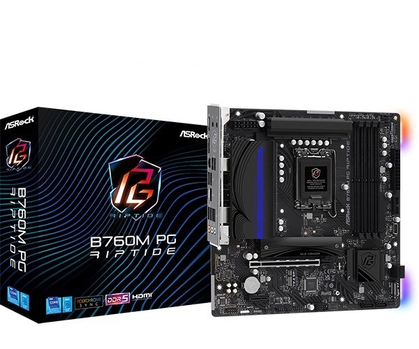 ASRock Płyta główna B760M PG RIPTIDE s1700 4DDR5 DP/HDMI/USB mATX