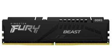 Kingston Pamięć DDR5 Fury Beast 128GB(4*32GB)/5200 CL40 czarna