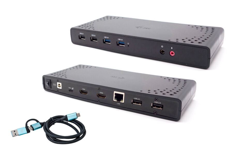 i-tec Stacja dokująca USB 3.0 / USB-C / Thunderbolt 2x HDMI + Power Delivery 100W