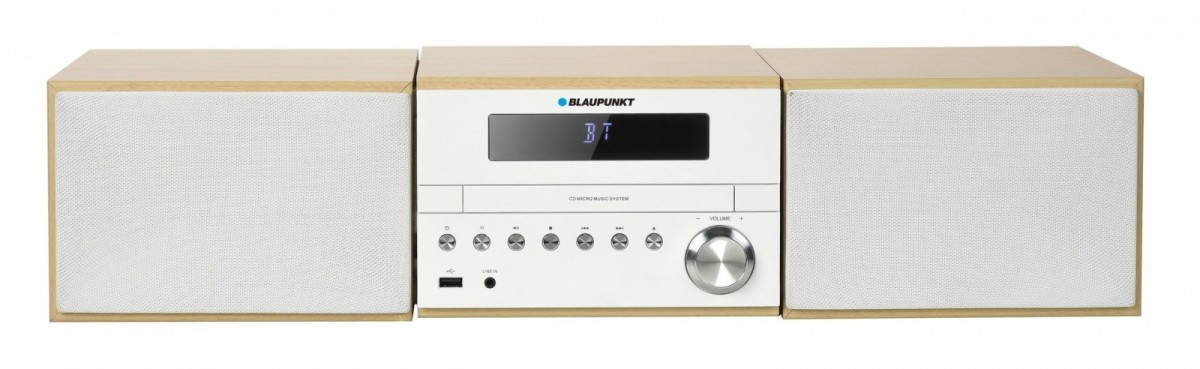 Blaupunkt Mikrowieża Bluetooth RDS/ID3 tag CD/MP3/USB/AUX/Zegar/Alarm