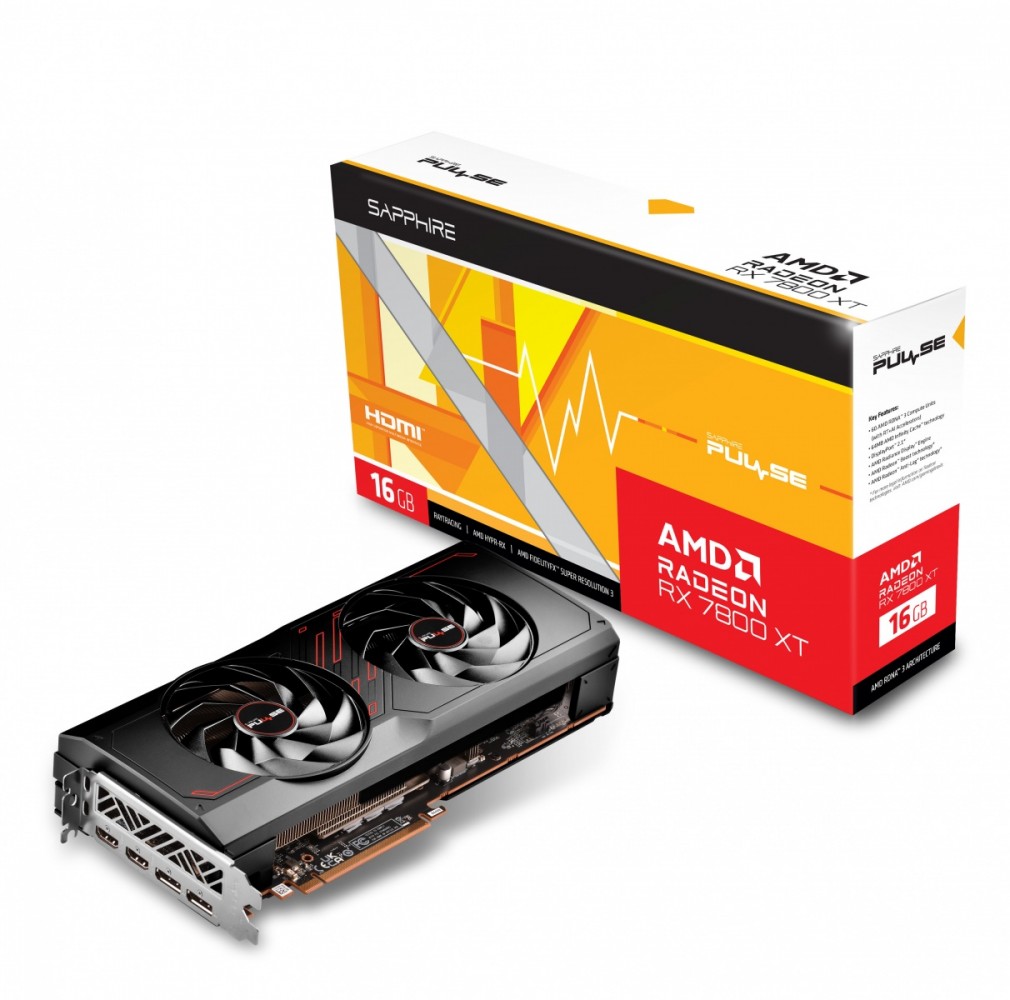 Sapphire Technology Karta graficzna Radeon RX 7800 XT Gaming 16G GDDR6 256bit 2DP/2HDMI