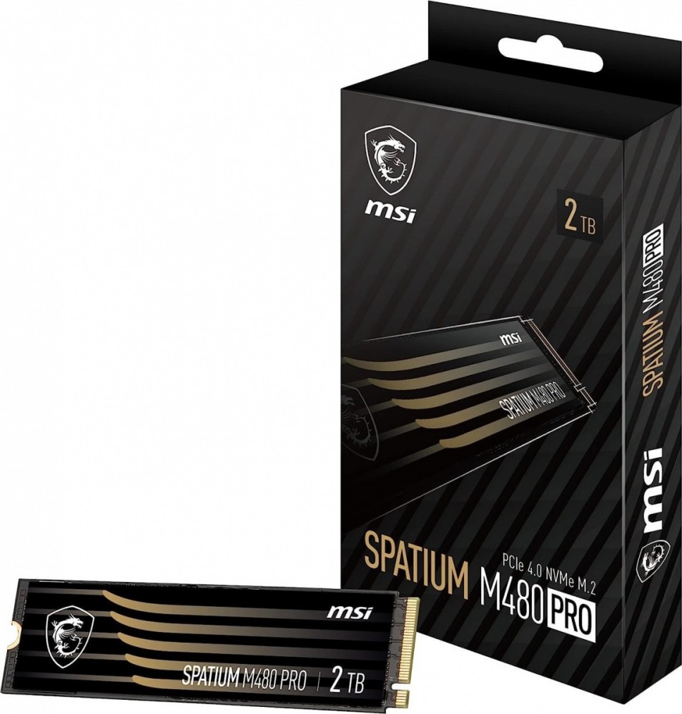 MSI Dysk SSD SPATIUM M480 PRO 2TB M.2 PCIe4 7400/7000MB/s