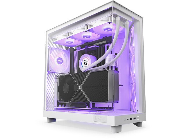 NZXT Obudowa H6 Flow RGB z oknem Biała