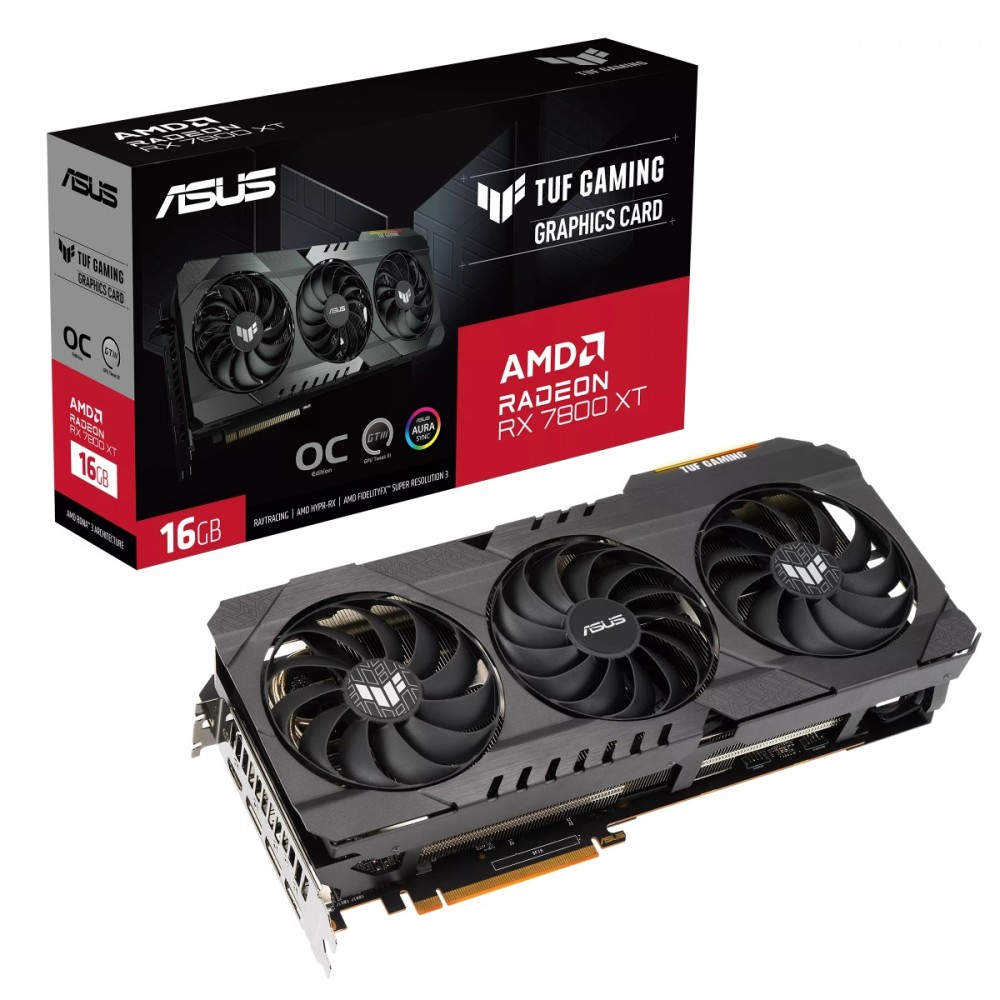 Asus Karta graficzna Radeon RX 7800 XT TUF GAMING OG OC 16GB GDDR6 128bit