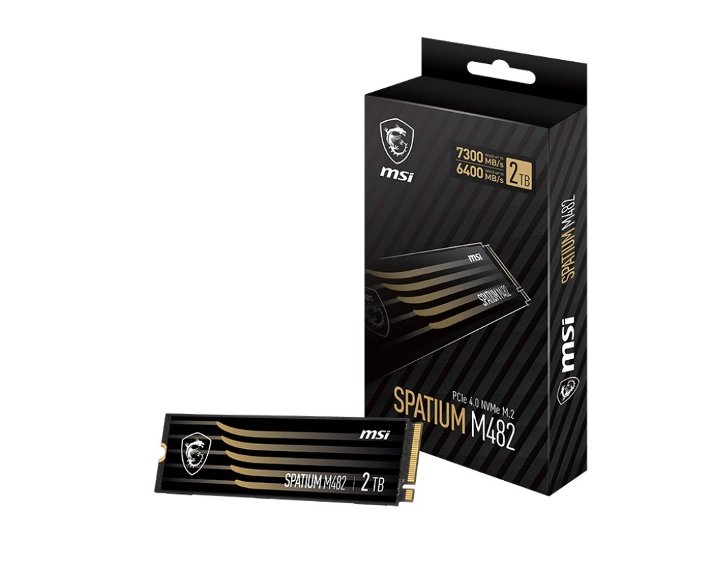 MSI Dysk SSD SPATIUM M482 2TB M.2 PCIe4 7300/6400MB/s