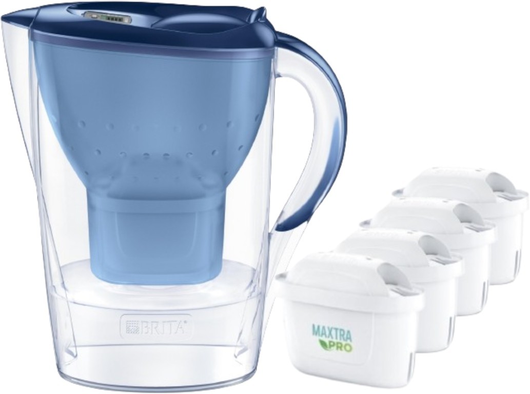 Brita Dzbanek filtrujący 3,5l Marella XL + 4 wkłady Maxtra Pro Pure Performance niebieski