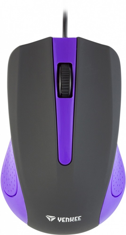 YENKEE Mysz przewodowa USB, 3 przyciski, gumowana powierzchnia