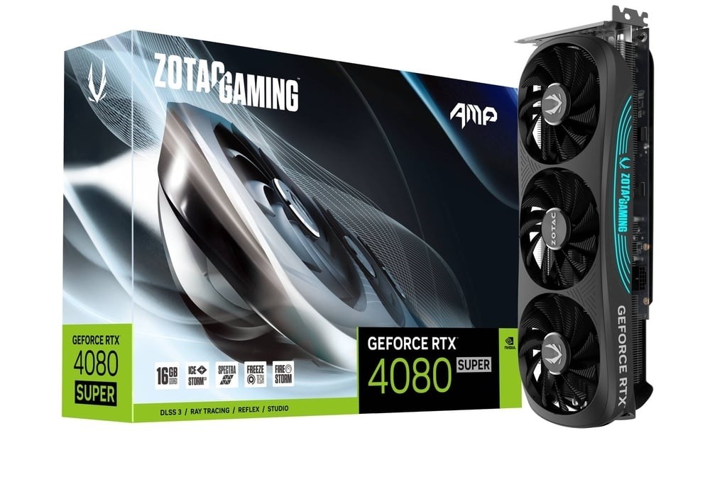 ZOTAC Karta graficzna GeForce RTX 4080 SUPER AMP 16GB GDDDRX6 3DP/HDMI 256bit