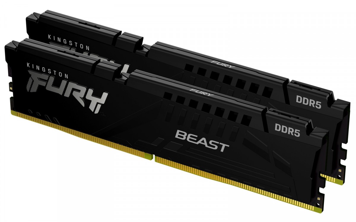 Kingston Pamięć DDR5 Fury Beast 32GB(2*16GB)/6000 CL30 EXPO czarna