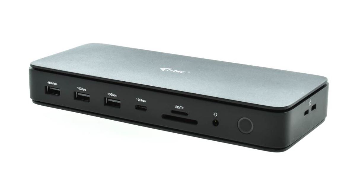 i-tec Stacja dokująca Thunderbolt4 2x Display Docking Station Gen3 7x USB, 2.5 GLAN PowerDelivery 92 W kabel TB4 1m