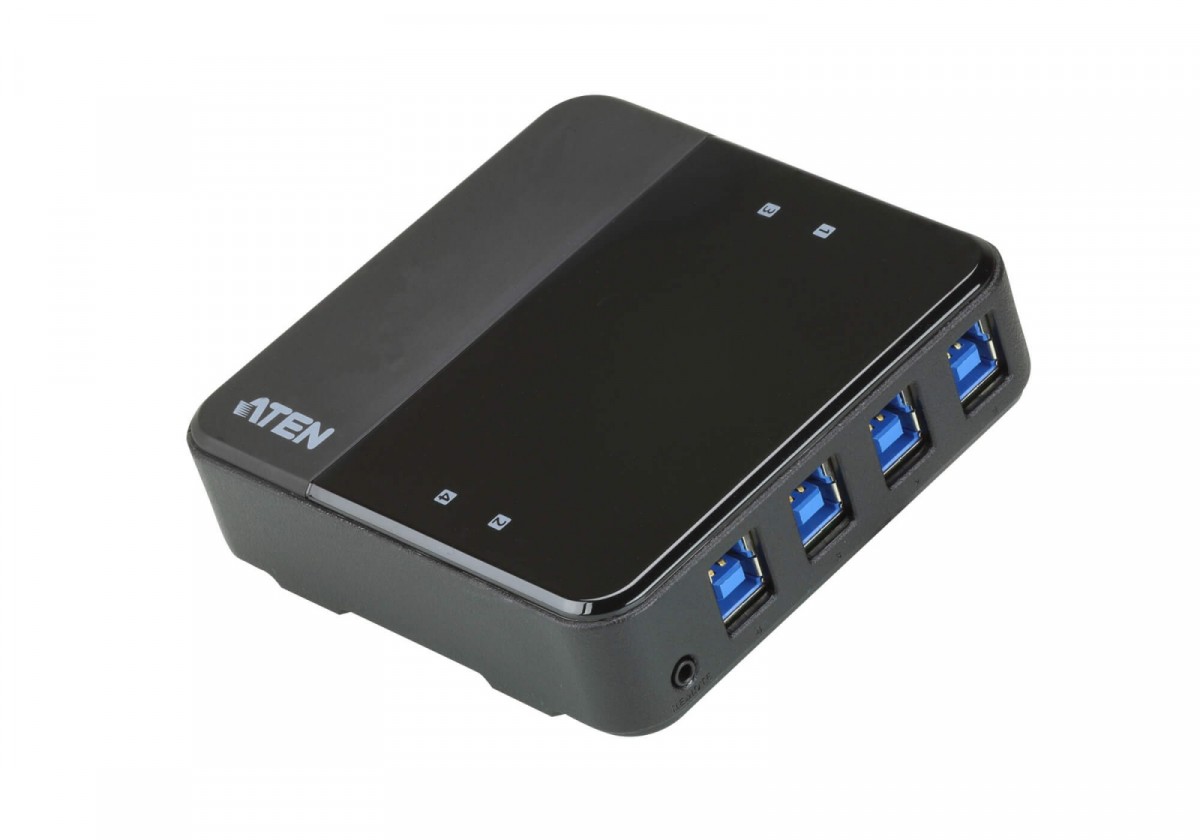 ATEN Przełącznik niezarządzalny 4x4 USB 3.2 Gen 1 Peripheral Shar Switch