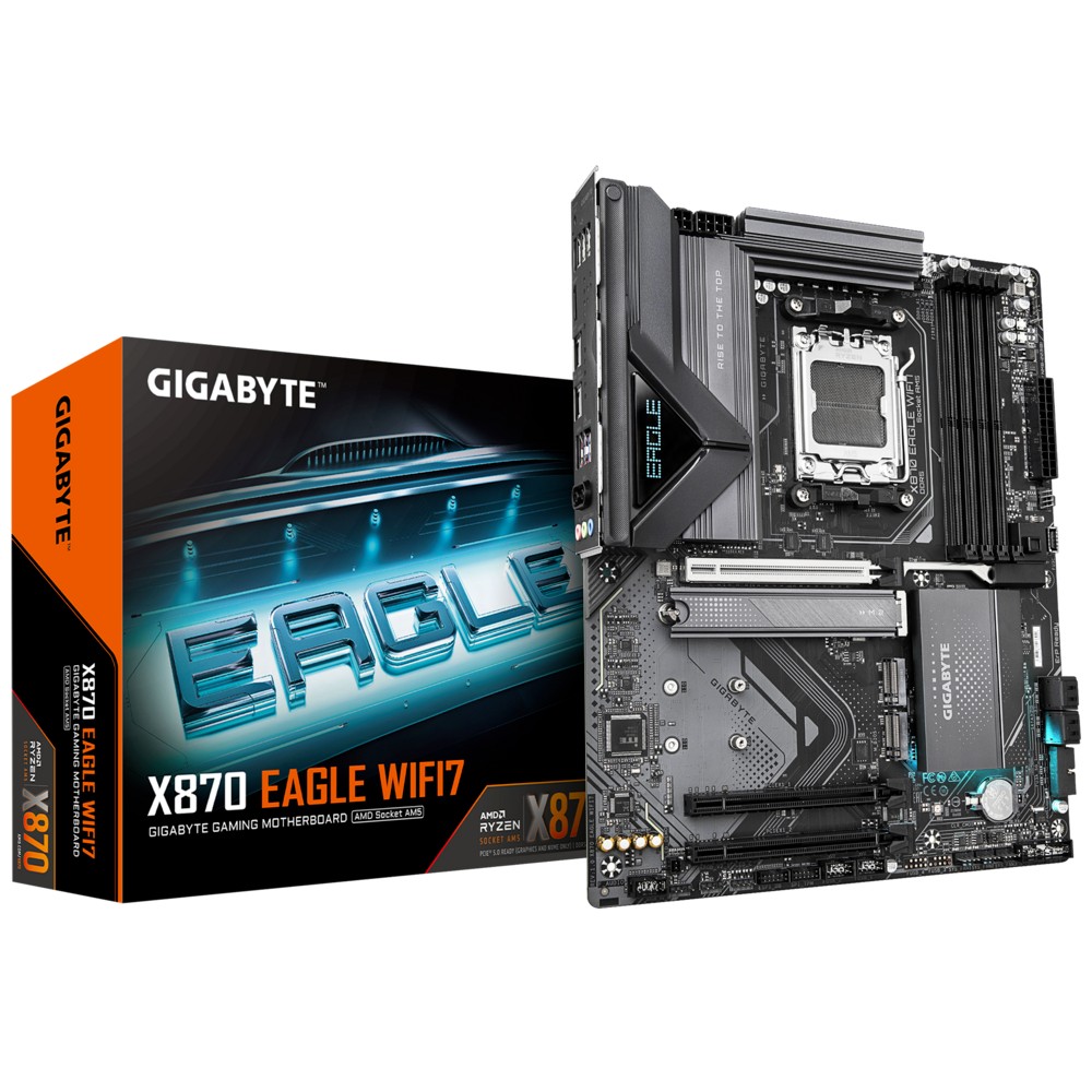 Gigabyte Płyta główna X870 EAGLE WIFI7 AM5 4DDR5 HDMI/USB-C ATX