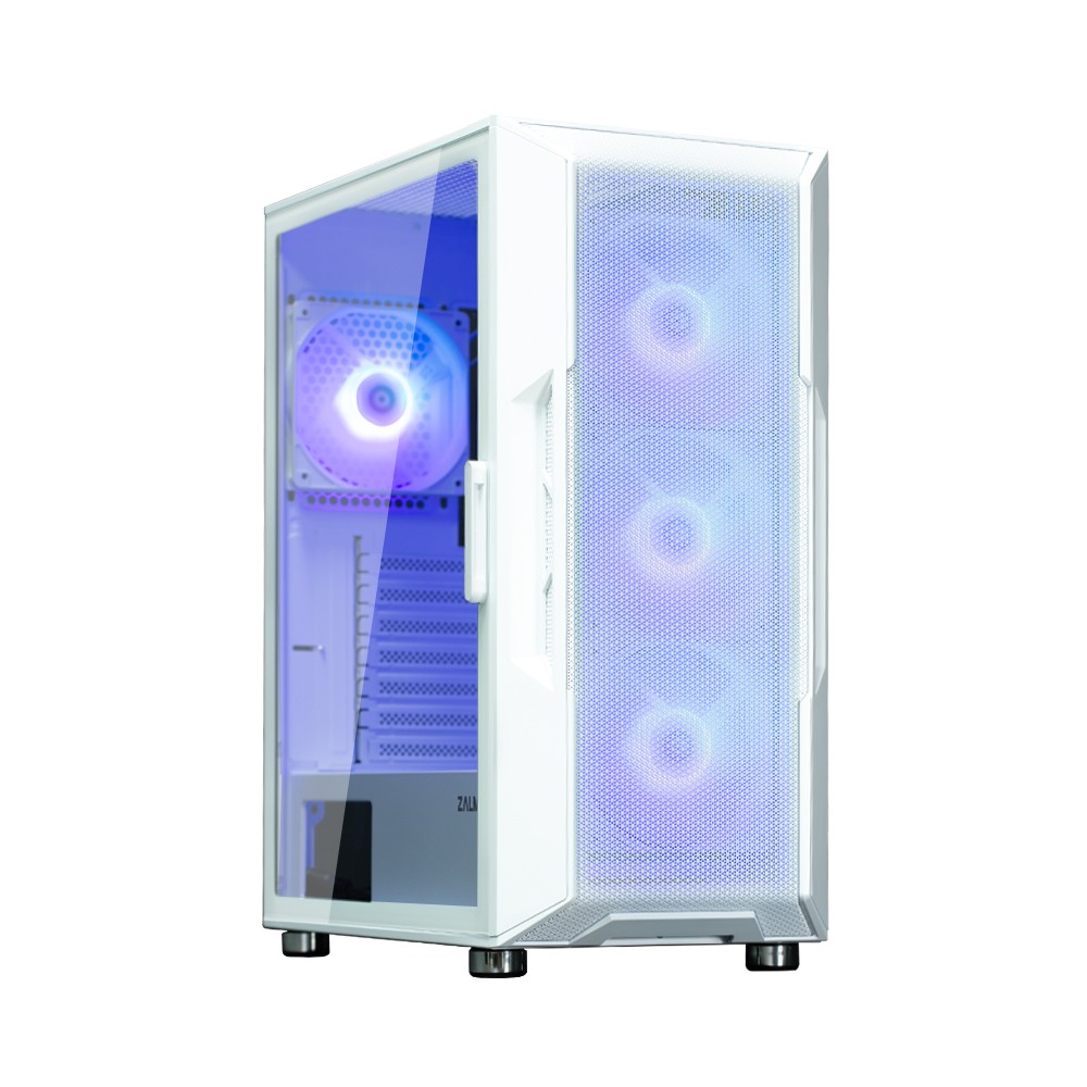 Zalman Obudowa I3 Neo ATX Mid Tower White ARGB fan x4