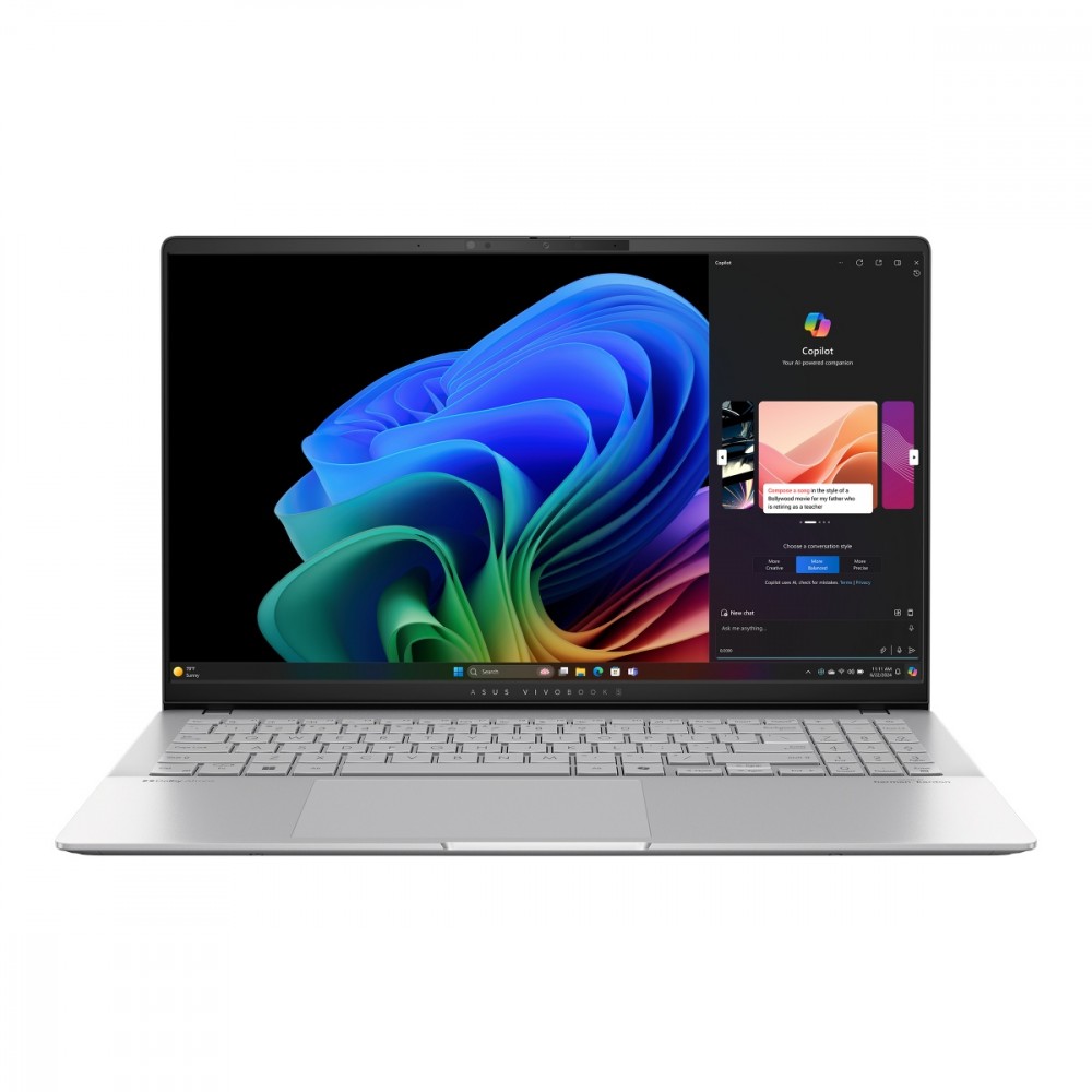 Asus Notebook Vivobook S 15 (S5507) S5507QA-MA007W Snapdragon X Plus X1P 42 100/16GB/1TB/15.6 cali OLED/Win11Home