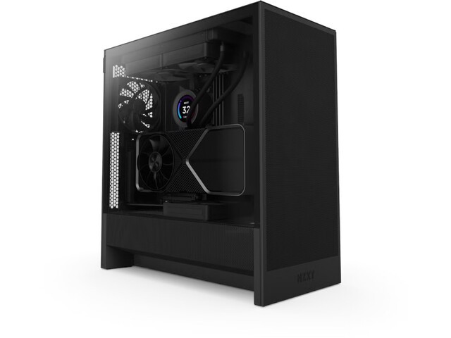 NZXT Obudowa H5 FLOW Midi Tower z oknem (2024) Czarna