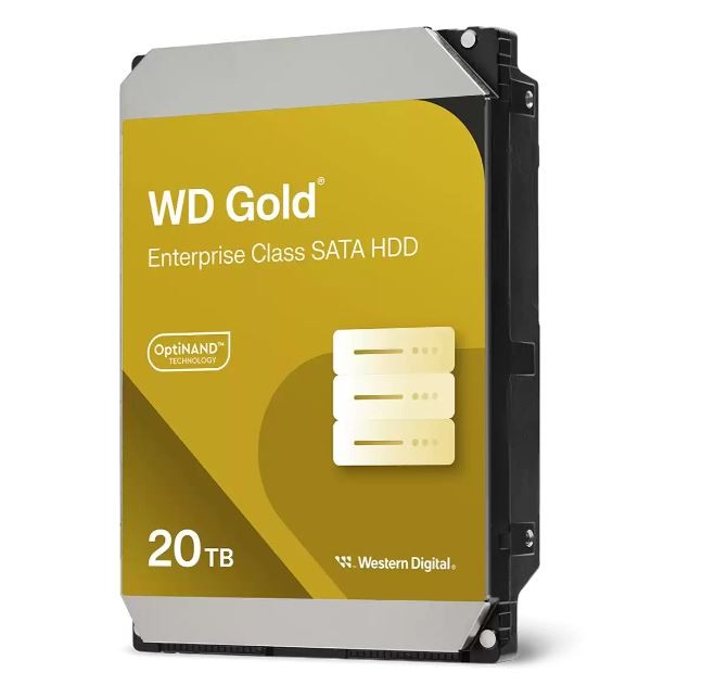 Western Digital Dysk HDD GOLD Enterprise 20TB 3,5 SATA WD203KRYZ