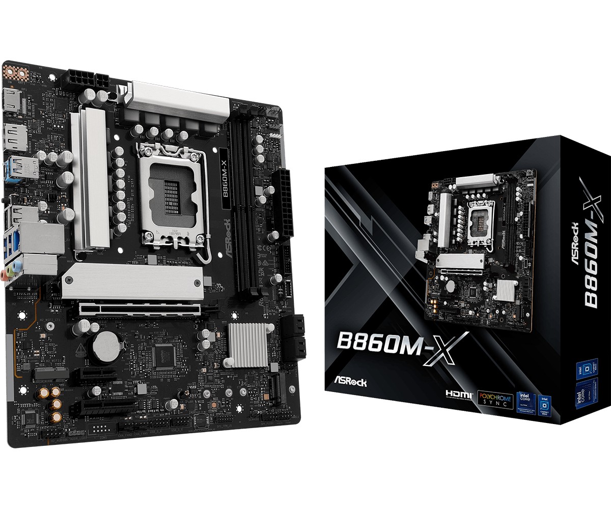 ASRock Płyta główna B860M-X s1851 4DDR5 mATX